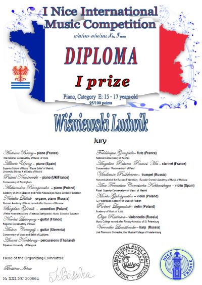ludwik dyplom 1st prize